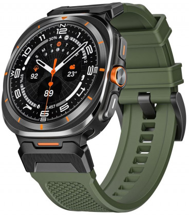 Žalia (Hunter) apyrankė Samsung Galaxy Watch Ultra 2024 / 2025 (47mm) laikrodžiui "Tech-Protect Delta Pro"