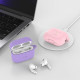 Mėlynas (Baby) dėklas Apple Airpods Pro 1 / 2 ausinėms "Tech-Protect Silicone Hook"