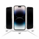 Juodas (Privacy) apsauginis stiklas Apple iPhone 16 Pro / 17 / 17 Pro telefonui "HOFI Glass Pro+ Anti Spy 2-Pack"