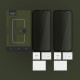 Juodas (Privacy) apsauginis stiklas Apple iPhone 16 Pro / 17 / 17 Pro telefonui "HOFI Glass Pro+ Anti Spy 2-Pack"