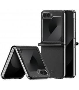 Juodas dėklas Samsung Galaxy Z Flip 6 / 7 FE telefonui "Dux Ducis Bril"