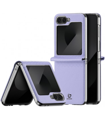Violetinis dėklas Samsung Galaxy Z Flip 6 / 7 FE telefonui "Dux Ducis Bril"