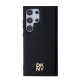 Juodas dėklas Samsung Galaxy S24 Ultra telefonui "DKNY PU Leather Repeat Pattern Stack Logo Magsafe Case"