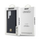 Juodas dėklas Samsung Galaxy S24 Ultra telefonui "DKNY PU Leather Repeat Pattern Stack Logo Magsafe Case"