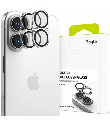 Kameros apsauga Apple iPhone 16 / 16 Plus telefonui "Ringke Camera Protector 2-Pack"