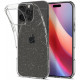 Skaidrus dėklas su blizgučiais Apple iPhone 16 Pro Max telefonui "Spigen Liquid Crystal Glitter"