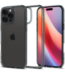 Pilkas / skaidrus dėklas Apple iPhone 16 Pro Max telefonui "Spigen Ultra Hybrid"