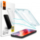 Apsauginis grūdintas stiklas Apple iPhone 16 Pro Max / 17 Pro Max / 18 Pro Max telefonui "Spigen Glas.TR EZ Fit 2-Pack"