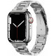 Sidabrinės spalvos apyrankė Apple Watch 8 / 9 / 10 / 11 / SE (40 / 41 / 42 MM) laikrodžiui "Spigen Modern Fit Band"
