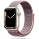 Rožinė apyrankė Apple Watch 8 / 9 / 10 / 11 / 12 / SE (40 / 41 / 42 mm) laikrodžiui "Tech-Protect Nylon"
