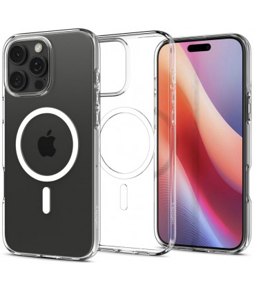 Skaidrus dėklas Apple iPhone 16 Pro telefonui "Spigen Liquid Crystal MAG"