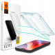 Apsauginis grūdintas stiklas Apple iPhone 16 Pro / 17 / 17 Pro telefonui "Spigen Glas.TR EZ Fit 2-Pack"