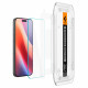 Apsauginis grūdintas stiklas Apple iPhone 16 Pro / 17 / 17 Pro telefonui "Spigen Glas.TR EZ Fit"