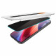 (Privacy) Apsauginis grūdintas stiklas Apple iPhone 16 Pro / 17 / 17 Pro telefonui "Spigen Glas.TR EZ Fit 2-Pack"