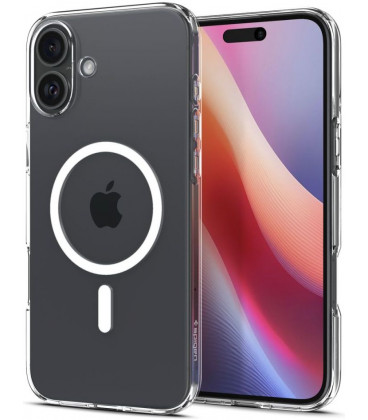 Skaidrus dėklas Apple iPhone 16 Plus telefonui "Spigen Liquid Crystal MAG"