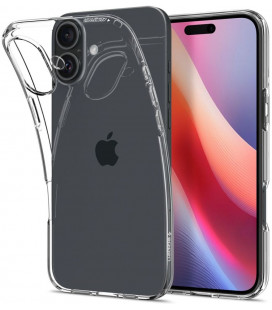 Skaidrus dėklas Apple iPhone 16 telefonui "Spigen Liquid Crystal"