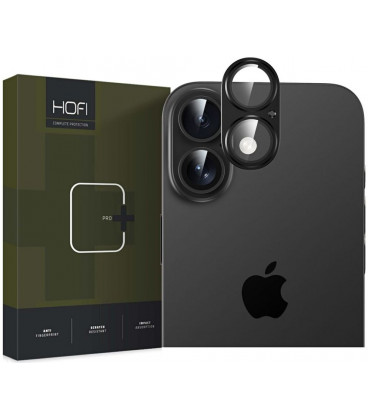 Juoda kameros apsauga Apple iPhone 16 / 16 Plus telefonui "Hofi FullCam Pro+"