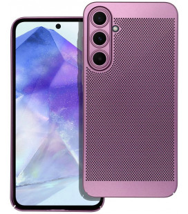 Purpurinis perforuotas dėklas Samsung Galaxy A55 5G telefonui "Breezy Case"