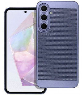 Mėlynas perforuotas dėklas Samsung Galaxy A35 5G telefonui "Breezy Case"