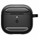 Juodas dėklas Apple Airpods 4 / 5 ausinėms "Spigen Rugged Armor"