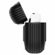 Juodas dėklas Apple Airpods 4 / 5 ausinėms "Spigen Rugged Armor"