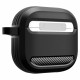 Juodas dėklas Apple Airpods 4 ausinėms "Spigen Rugged Armor"