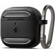 Juodas dėklas Apple Airpods 4 / 5 ausinėms "Spigen Rugged Armor"