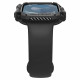 Juodas dėklas Apple Watch 10 / 11 (42 mm) laikrodžiui "Spigen Rugged Armor"