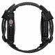 Matinis juodas dėklas - apyrankė Apple Watch 10 / 11 (42mm) laikrodžiui "Spigen Rugged Armor PRO"
