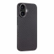 Juodas dėklas Apple iPhone 16 telefonui "Tactical MagForce Aramid Cover"