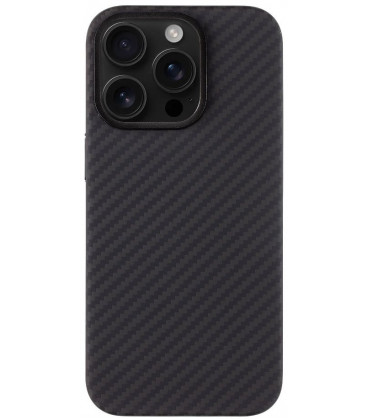 Juodas dėklas Apple iPhone 16 Pro telefonui "Tactical MagForce Aramid Cover"