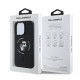 Juodas dėklas Apple iPhone 16 Pro Max telefonui "Karl Lagerfeld Liquid Silicone Karl and Choupette MagSafe Case"