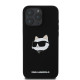 Juodas dėklas Apple iPhone 16 Pro Max telefonui "Karl Lagerfeld Liquid Silicone Choupette Head MagSafe Case"