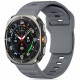 Pilka apyrankė Samsung Galaxy Watch Ultra (47mm) laikrodžiui "Tech-Protect Silicone Line"