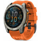 Oranžinė apyrankė Garmin Fenix 5 / 6 / 6 Pro / 7 / 8 (47mm) / E laikrodžiui "Tech-Protect Silicone"