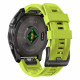 Žalia (Lime) apyrankė Garmin Fenix 5 / 6 / 6 Pro / 7 / 8 (47mm) / E laikrodžiui "Tech-Protect Silicone"