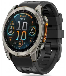 Juoda apyrankė Garmin Fenix 5X / 5X Plus / 6X / 6X Pro / 7X / 8 / 8 Pro (51 mm) laikrodžiui "Tech-Protect Silicone"