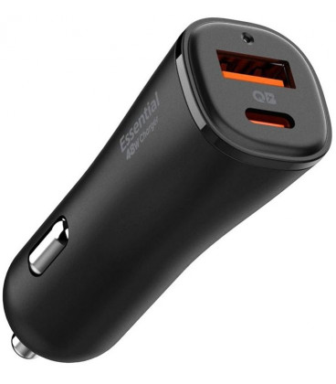 Juodas 48W 1xUSB-C + 1xUSB-A pakrovėjas "Spigen EV482 Arcstation Essential"