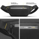 Juodas universalus krepšys per juosmenį "Spigen KD411 Waistbag Klasden"