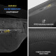 Juodas universalus krepšys per juosmenį "Spigen KD411 Waistbag Klasden"
