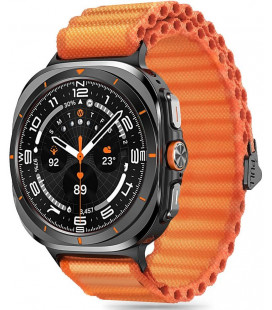 Oranžinė apyrankė Samsung Galaxy Watch Ultra (47mm) laikrodžiui "Tech-Protect Weave Pro"