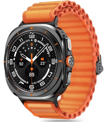 Oranžinė apyrankė Samsung Galaxy Watch Ultra (47mm) laikrodžiui "Tech-Protect Weave Pro"