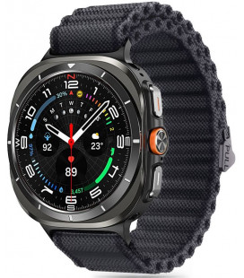 Juoda apyrankė Samsung Galaxy Watch Ultra (47mm) laikrodžiui "Tech-Protect Weave Pro"