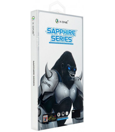 Apsauginis grūdintas stiklas Apple iPhone 16 Pro Max / 17 Pro Max / 18 Pro Max telefonui "X-ONE Sapphire Glass Extra Hard"