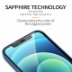 Apsauginis grūdintas stiklas Apple iPhone 16 Pro Max / 17 Pro Max / 18 Pro Max telefonui "X-ONE Sapphire Glass Extra Hard"