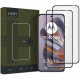 Juodas apsauginis grūdintas stiklas Motorola Edge 50 Neo / 60 Neo telefonui "HOFI Glass Pro+ 2-Pack"