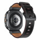 Juoda apyrankė Samsung Galaxy Watch Ultra 1 / 2 2024-2026 (47mm) laikrodžiui "Tech-Protect Delta Pro Leather"