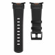 Juoda apyrankė Samsung Galaxy Watch Ultra 2024 / 2025 (47mm) laikrodžiui "Tech-Protect Delta Pro Leather"