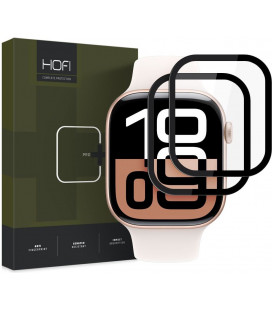 Ekrano apsauga Apple Watch 10 / 11 (42mm) laikrodžiui "HOFI Hybrid Pro+ 2-Pack"