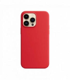 Dėklas Mag Silicone Case Apple iPhone 16 Pro Max raudonas